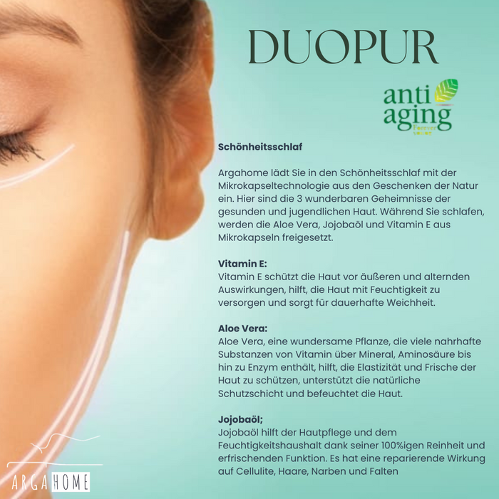 AH24 DUOPUR Anti-Aging Premium Visco Memory Foam & Gelschaum Matratze